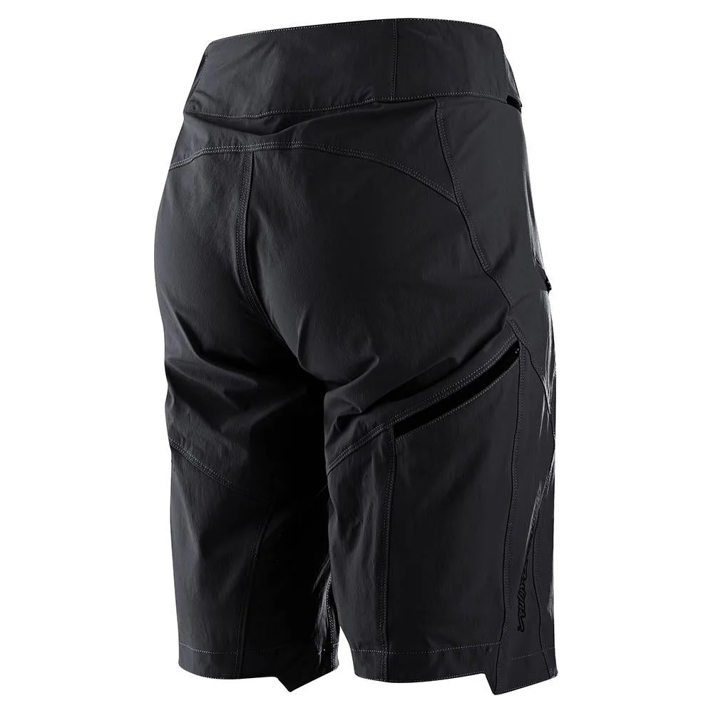 Womens Lilium Short W/ Liner Solid Black - Image 4